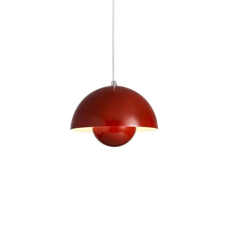 Minimalistyczna lampa sufitowa LED o kulistym kształcie