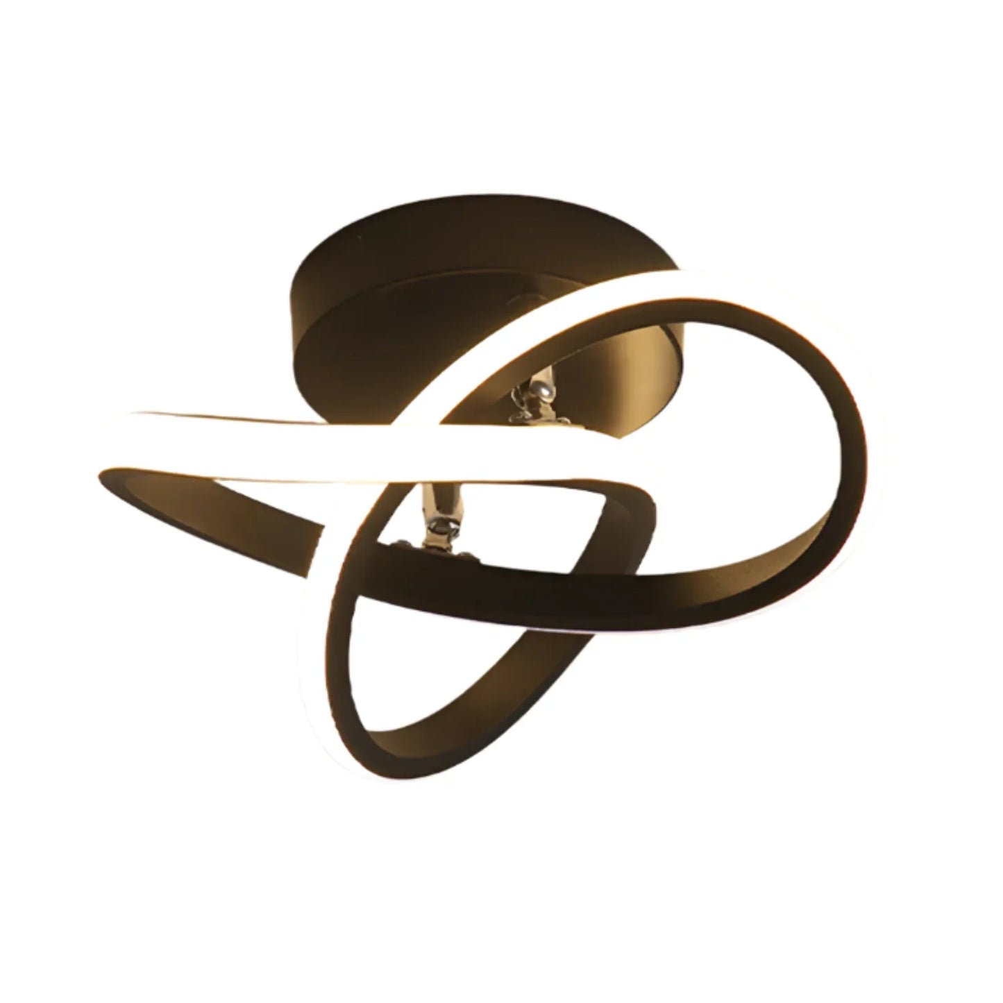 Nowoczesna lampa sufitowa LED geometryczny wzór